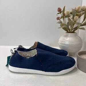 Vionic Malibu Canvas Slip On Comfort Shoes Blue Women's US 10 Tried On
